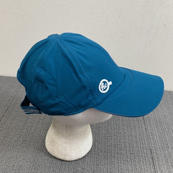 AllState Hot Chocolate 15k/5k Running Hat Unisex Adjustable Teal Strapback cap - Picture 10 of 15